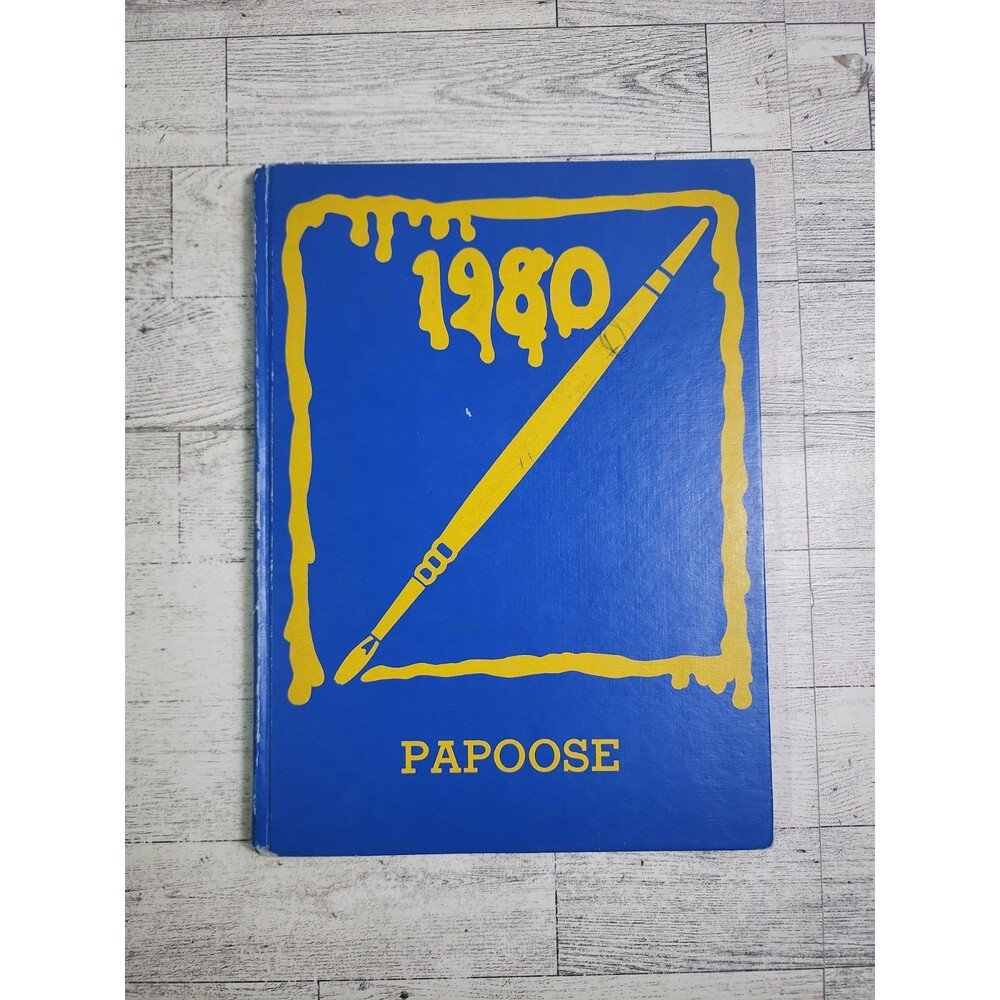 1980 Wade Carpenter Junior High School Yearbook Nogales Arizona "Papoose" Book